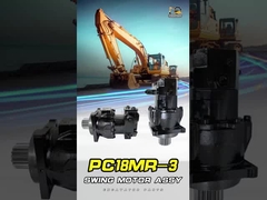 Bagaimana mengganti komatsu PC18MR-3 excavator swing motor