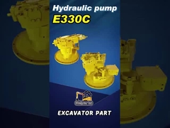 E330c excavator hidraulik pompa utama assy video all-round display