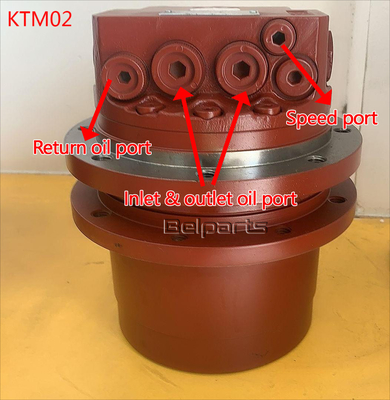 Bagian excavator CX27B CX22B KX61-3 CX27T TB15 PC20 travel motor assy untuk TM02