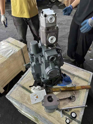 Pompa Hidrolik Rexroth A10vd43 Kobelco Sk60 Untuk Suku Cadang Excavator 2437U486F1 Pompa Piston Aksial OEM