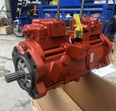 Pompa hidrolik R15 R225 R265 untuk suku cadang Excavator Hyundai 31Q7-10020 K3V112DTP-1H9R-9P12-2 Pompa Piston Aksial OEM