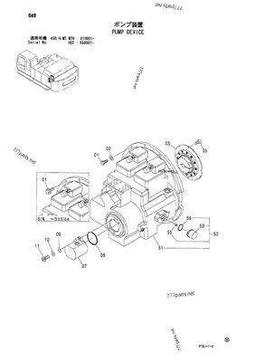 ZX460LCH-HCME,9184686 4432815 9199338, ZX470-5G, ZX470H-5G, ZX470LC-5G, ZX470LCH-5G, ZX470LCR-5G, ZX470R-5G, ZX480MT, ZX480MTH, ZX500LC, ZX500LCH Pompa Hidraulik Utama untuk Hitachi
