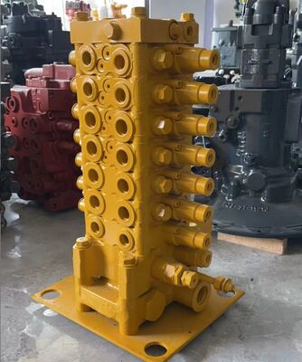 PC60-7 Assy katup kontrol utama hidrolik untuk Komatsu Excavator suku cadang 723-26-11100 723-26-10104 723-26-10102 723-26-10101 katup kontrol utama OEMtrol katup