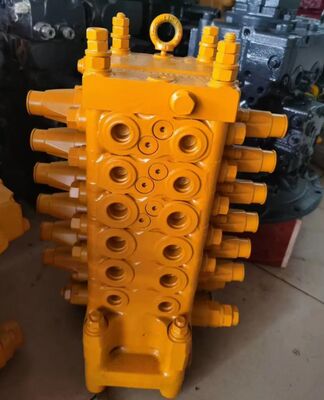 PC60-7 Assy katup kontrol utama hidrolik untuk Komatsu Excavator suku cadang 723-26-11100 723-26-10104 723-26-10102 723-26-10101 katup kontrol utama OEMtrol katup