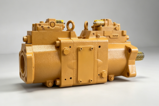 K7V280DTP1Y7R-1E05-V 349GC 352GC 355GC E349GC E352GC E355GC Pompa Utama Hidraulik 17T Poros Dengan PTO Untuk Excavator Piston Pump Assembly