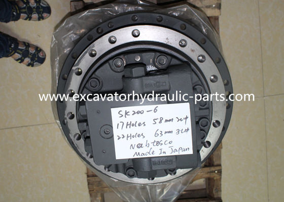 SK200-6 Travel Device Final Drive Assy, SK200-6 Travel Motor Untuk Kobelco Excavator