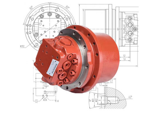 Bob325 PC30 PC35 EX35 Motor Perjalanan Final Drive MAG18VP-230 MAG18VP-350